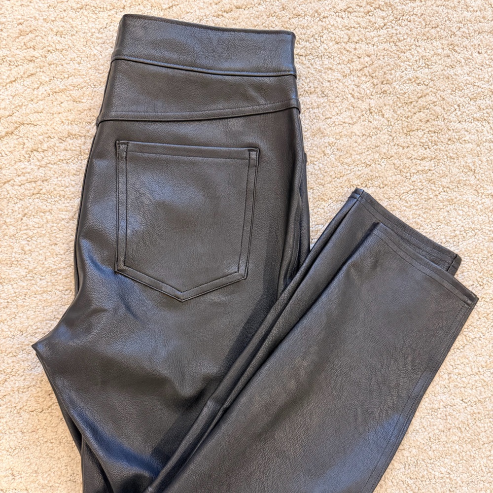 SPANX Women's Straight Leg Black Jeans